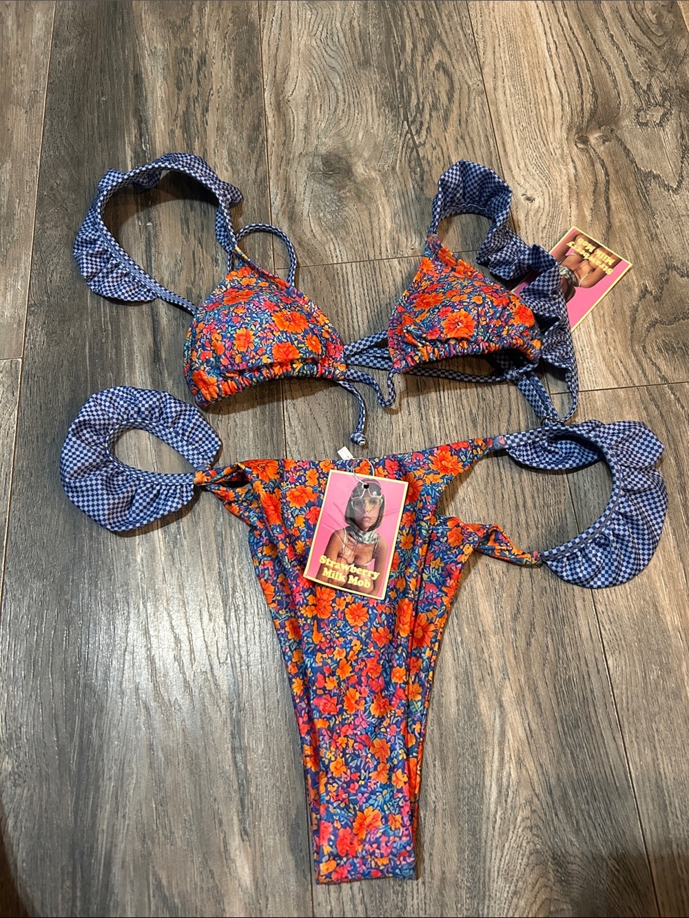 Strawberry milk mob swimsuit new with tags